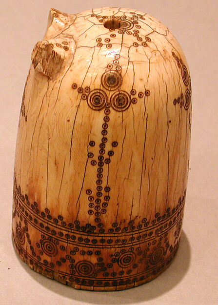 Persian ceramic bishop chess piece