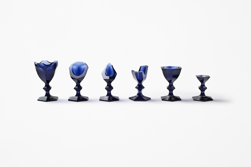 Nendo Baccarat chess pieces detail