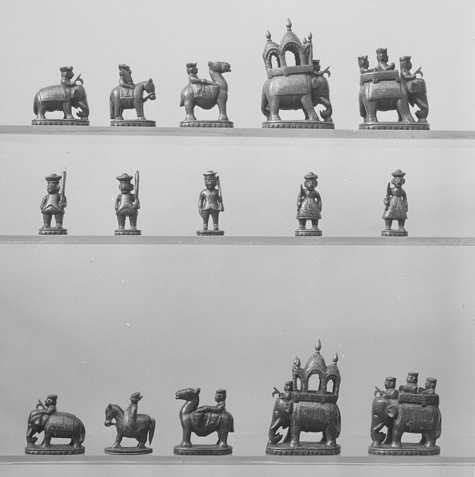 Indian ivory chessmen