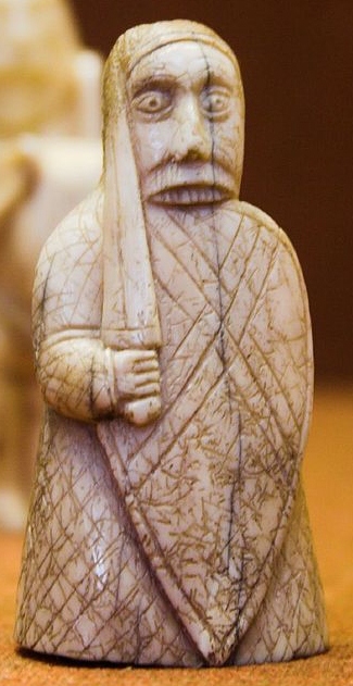 Lewis chessmen berserker