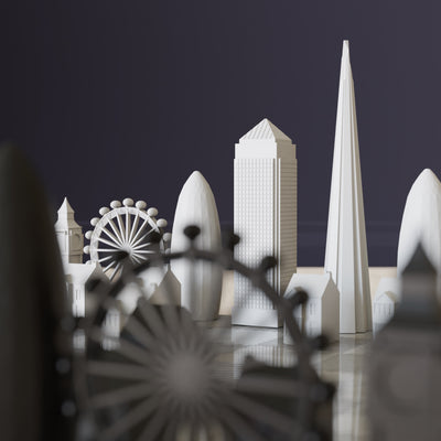 Skyline Chess premium metal marble