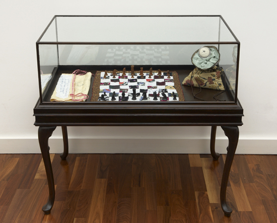 Tracey Emin embroidered chess set