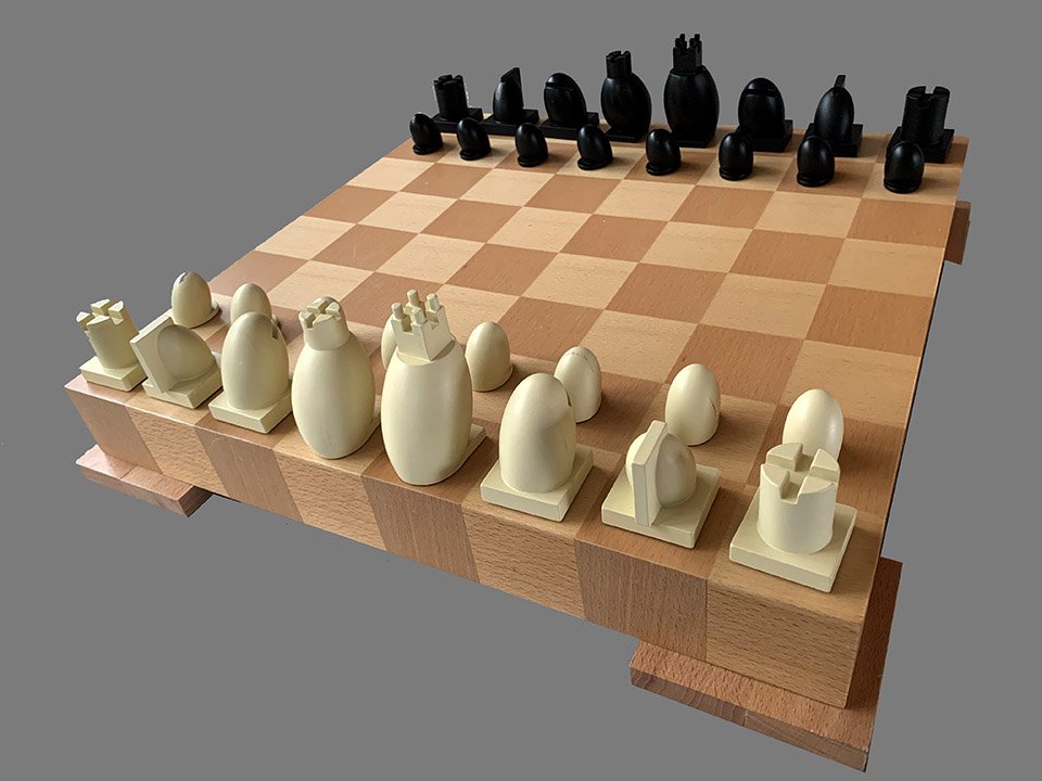 Michael Graves postmodern chess set
