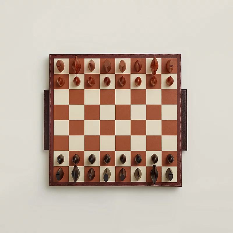 Hermès chess set detail