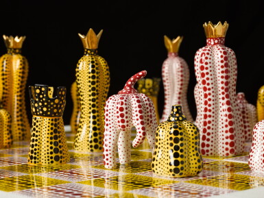 Yayoi Kusama chess set