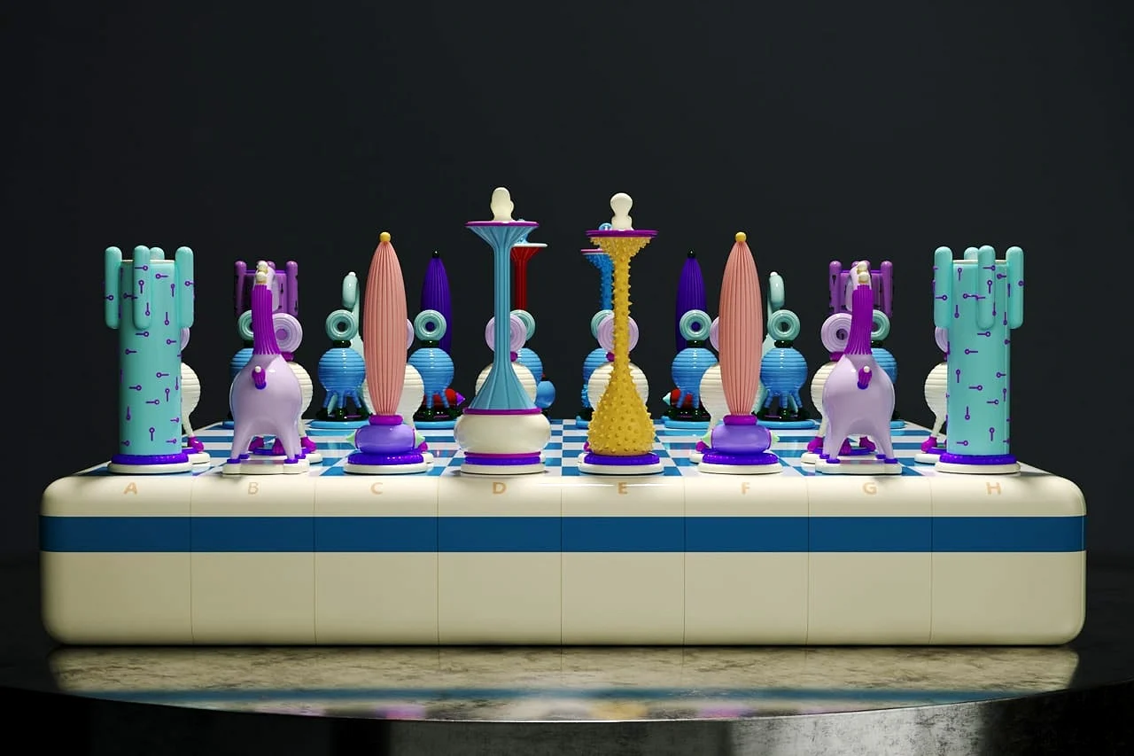 Yoom chess set pieces