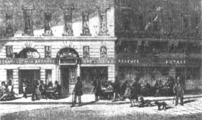 Cafe de la Regence engraving